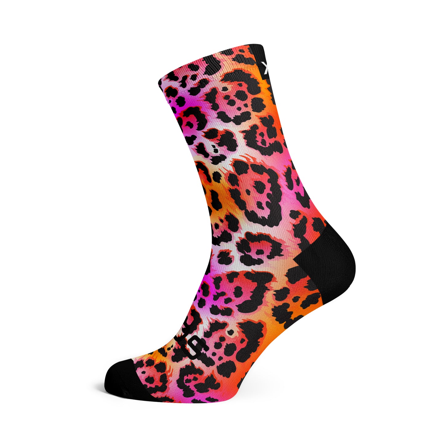 Electric Leopard Pink Premium Active Sport Socks