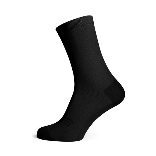 Solid Black Premium Active Sport Socks