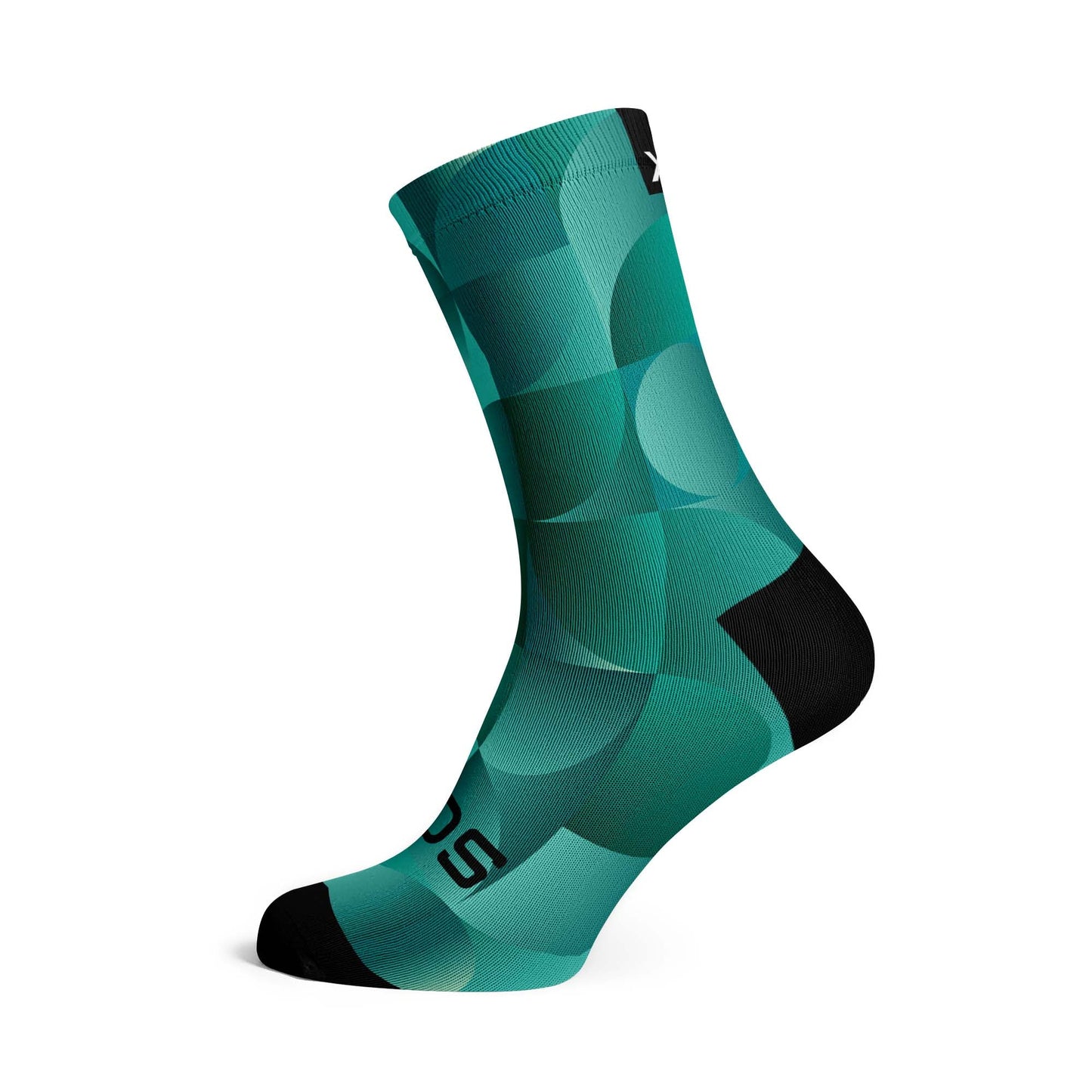 Solid Teal Premium Active Sport Socks